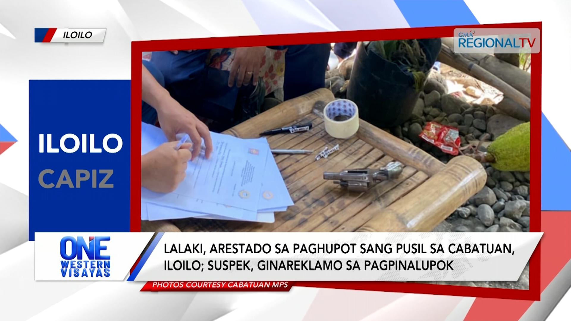 Lalaki, arestado sa paghupot sang pusil sa Cabatuan, Iloilo