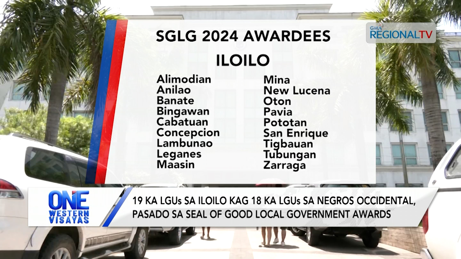 19 ka LGUs sa Iloilo kag 18 ka LGUs sa Negros Occidental, pasado sa SGLG Awards