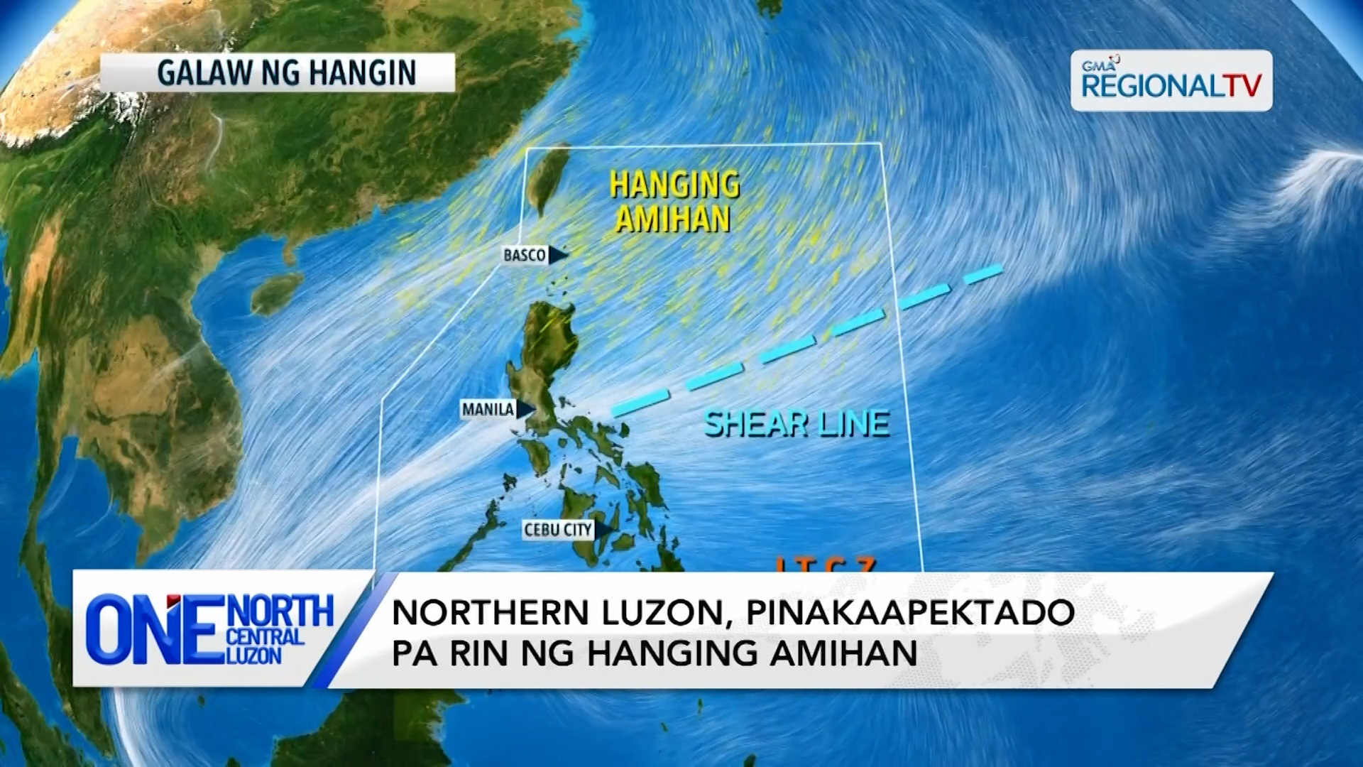 Northern Luzon, pinakaapektado pa rin ng hanging amihan