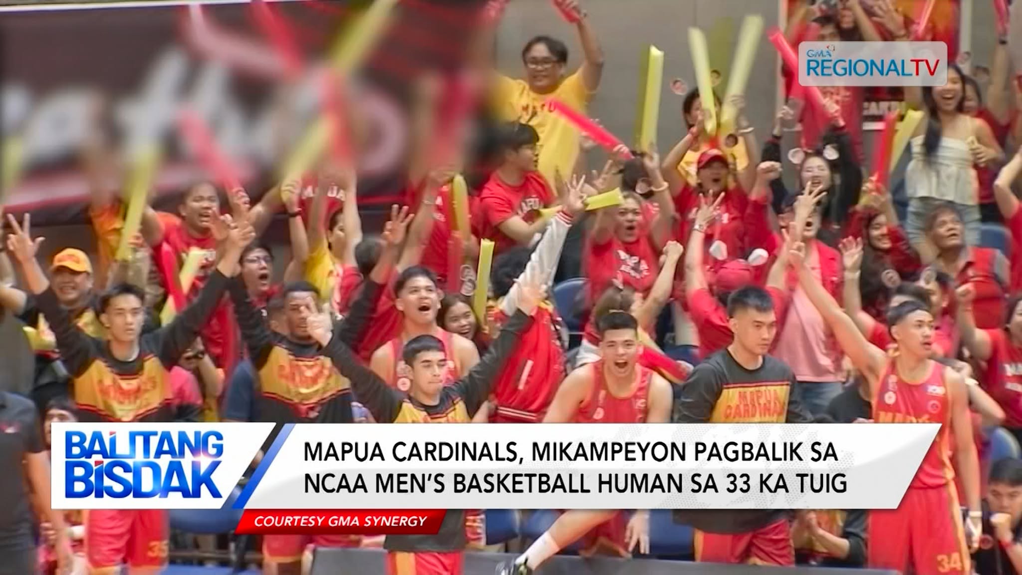 Mapua Cardinals, mikampeyon pagbalik sa NCAA Men’s Basketball human sa 33 ka tuig