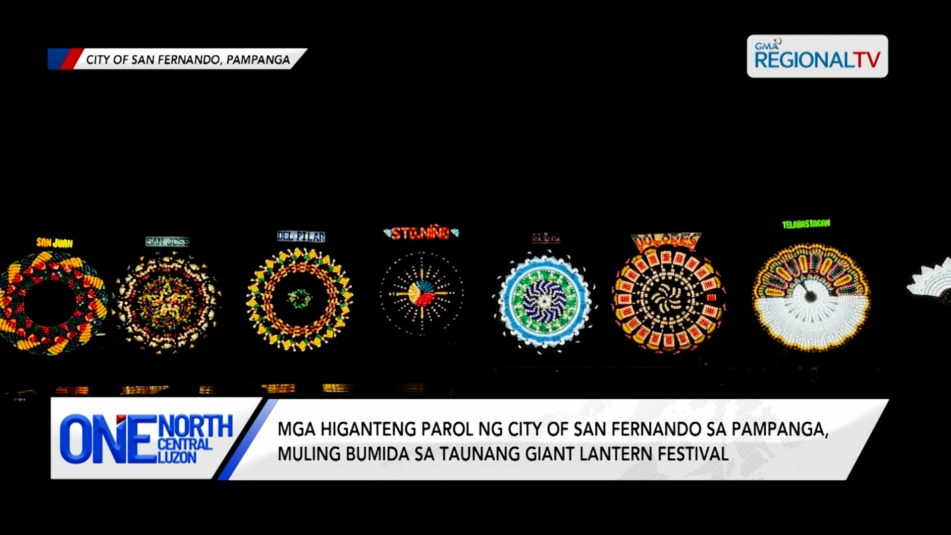 Mga higanteng parol sa Pampanga, bumida sa Giant Lantern Festival