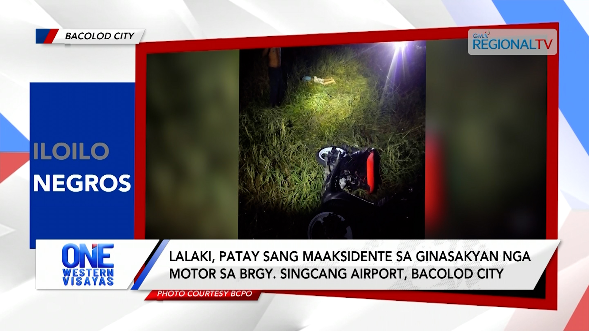 Lalaki, patay sang maaksidente sa motor sa Brgy. Singcang Airport, Bacolod City