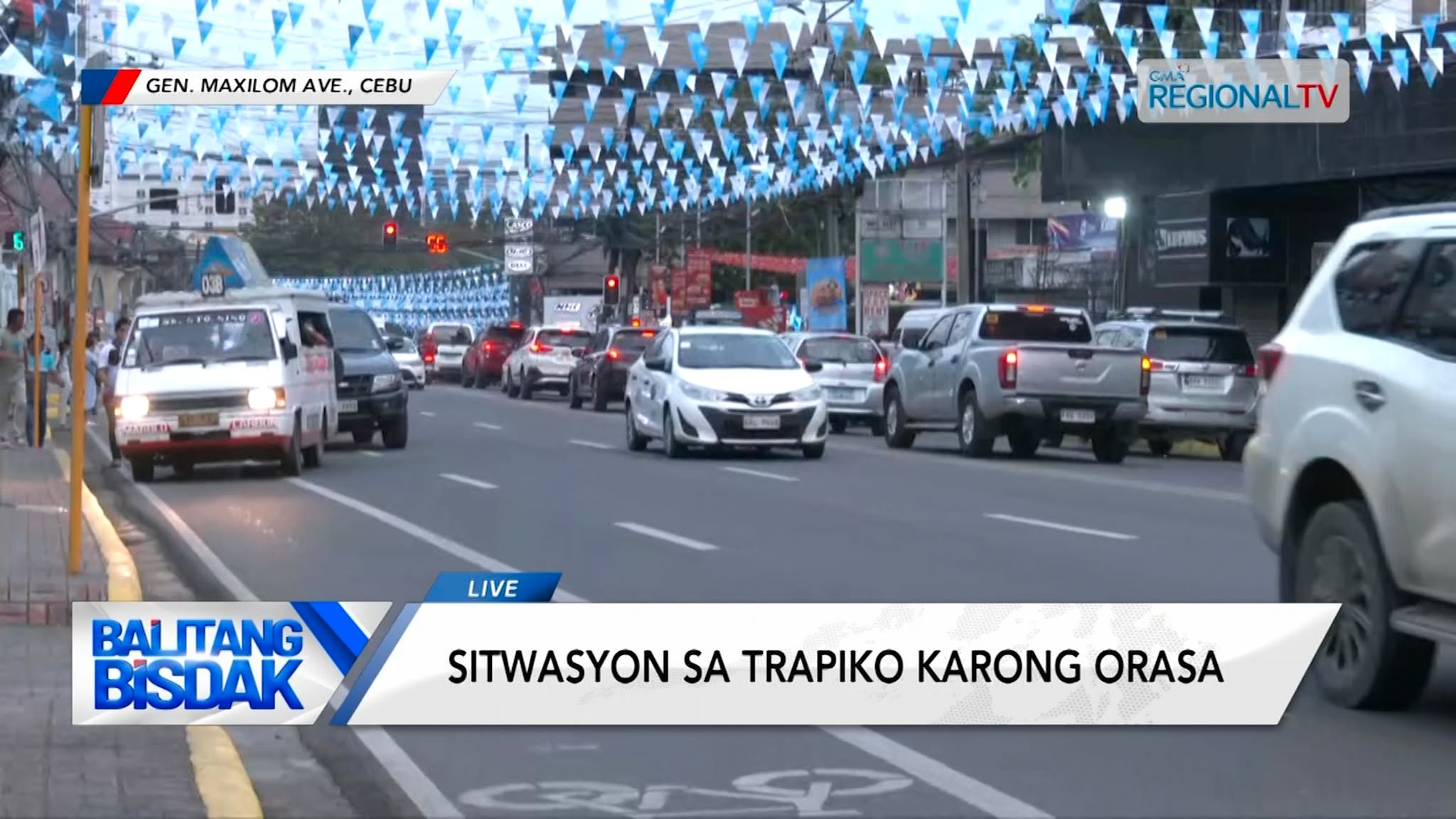 Dagan sa Trapiko sa Gen. Maxilom Ave., Cebu City
