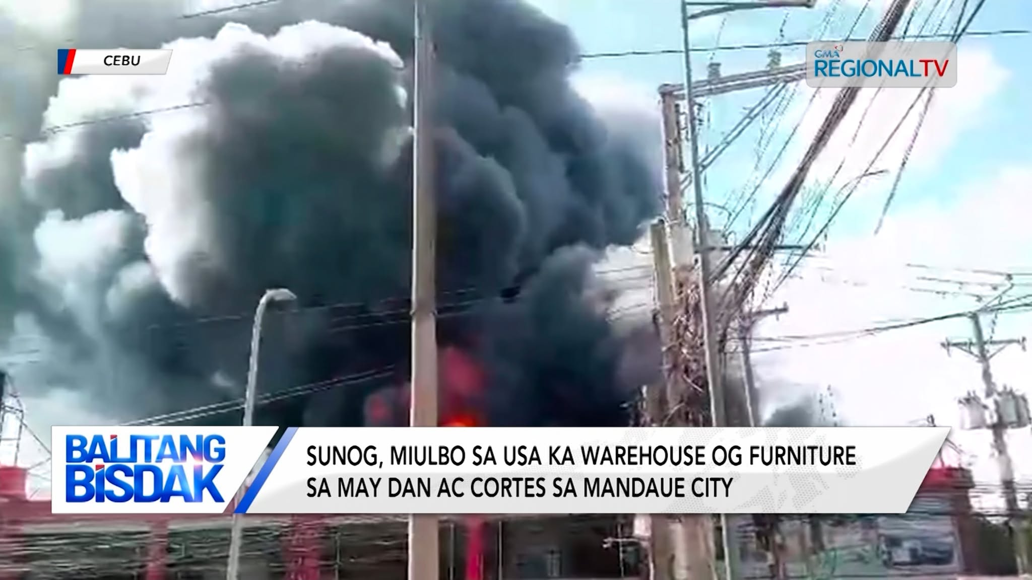Sunog, miulbo sa 2 ka managlahing lugar sa Cebu