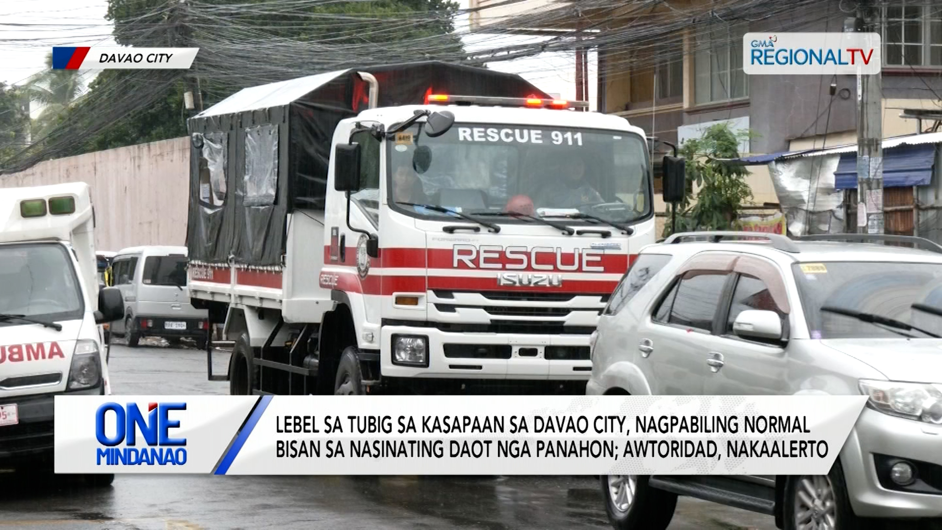 Davao CDRRMO, hugot nga gimonitor ang kasapaan