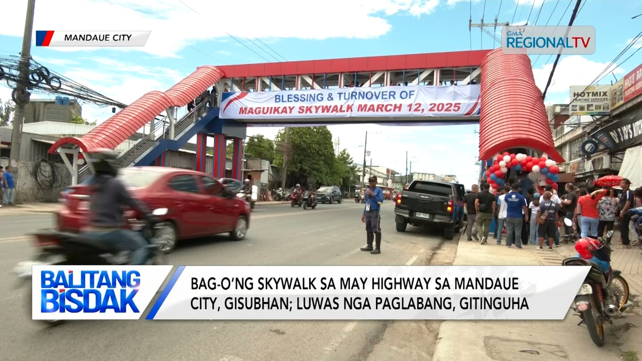 Bag-o’ng skywalk sa Mandaue City, gisubhan; Hinabang pinansiyal, gip-apod sa LGU