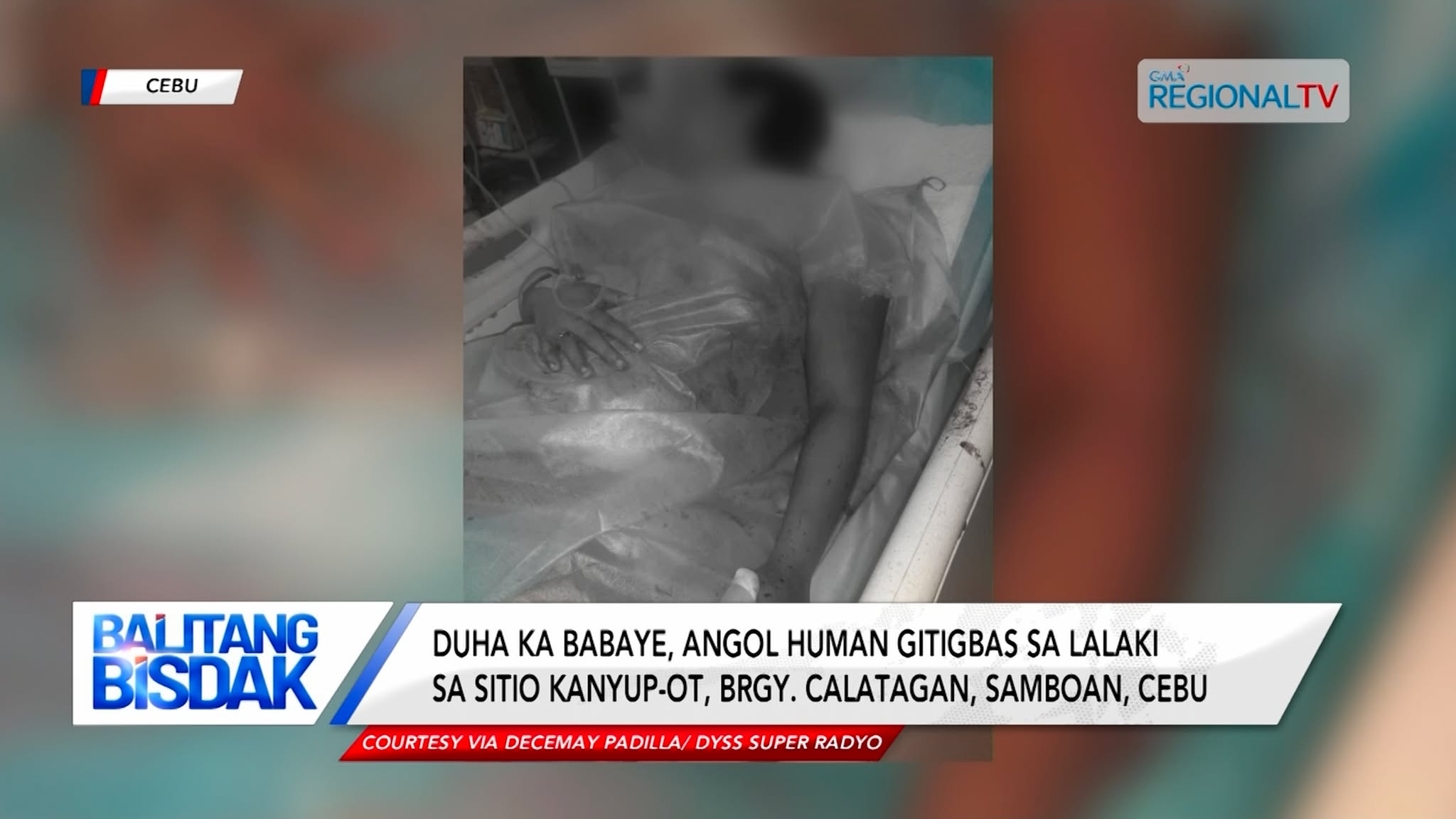 2 ka tawo, samdan human gitigbas sa Samboan, Cebu