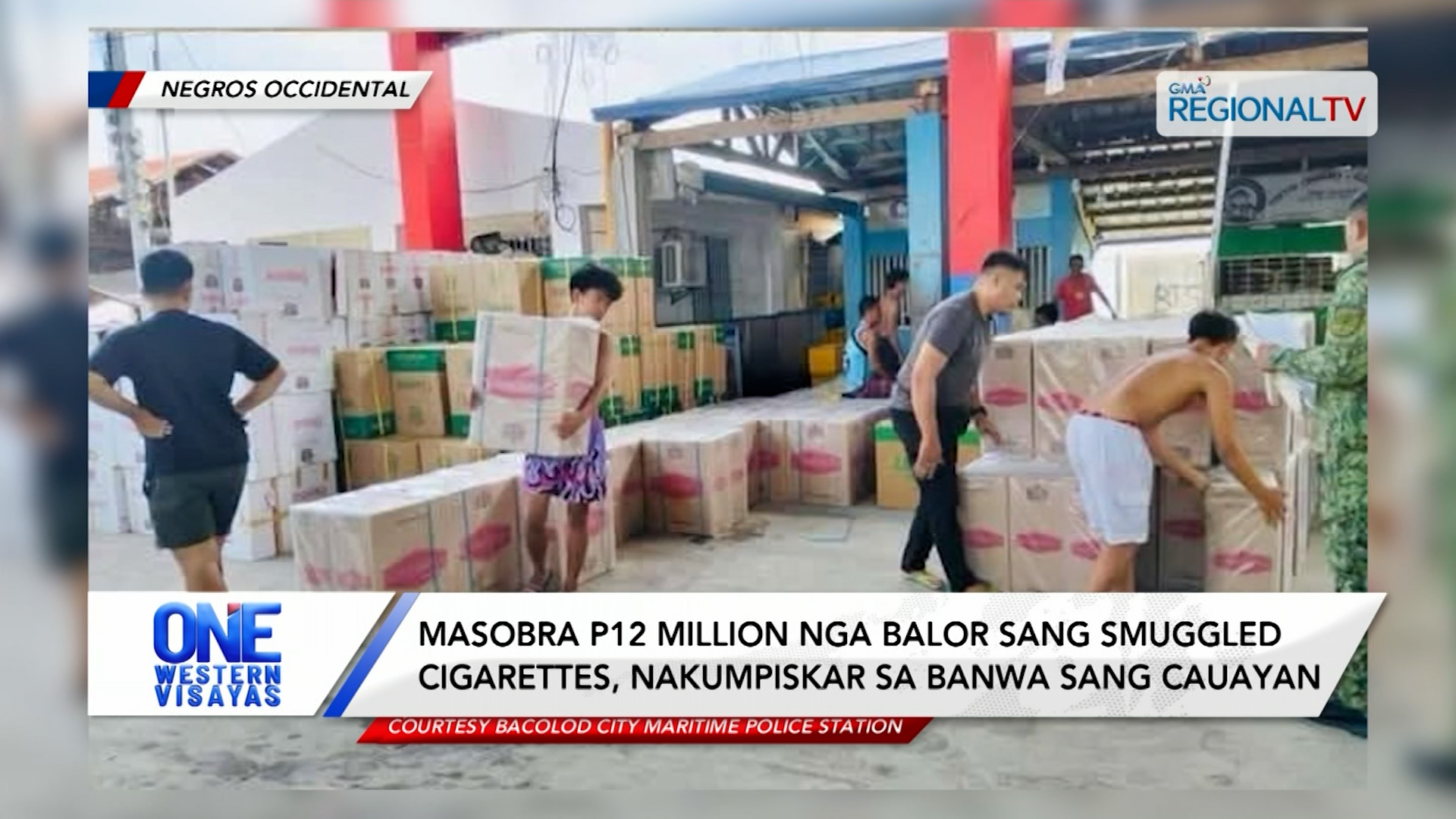 Masobra P12 million nga balor sang smuggled cigarettes, nakumpiskar sa Cauayan