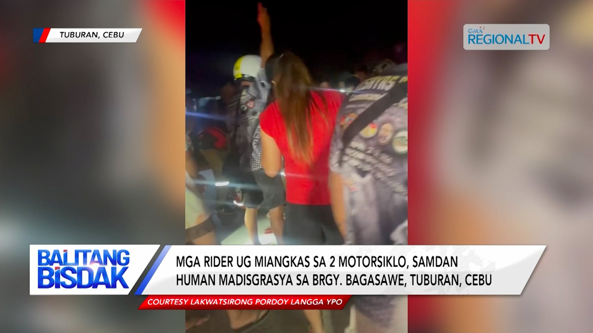 Mga rider ug angkas, samdan human madisgrasya sa Tuburan