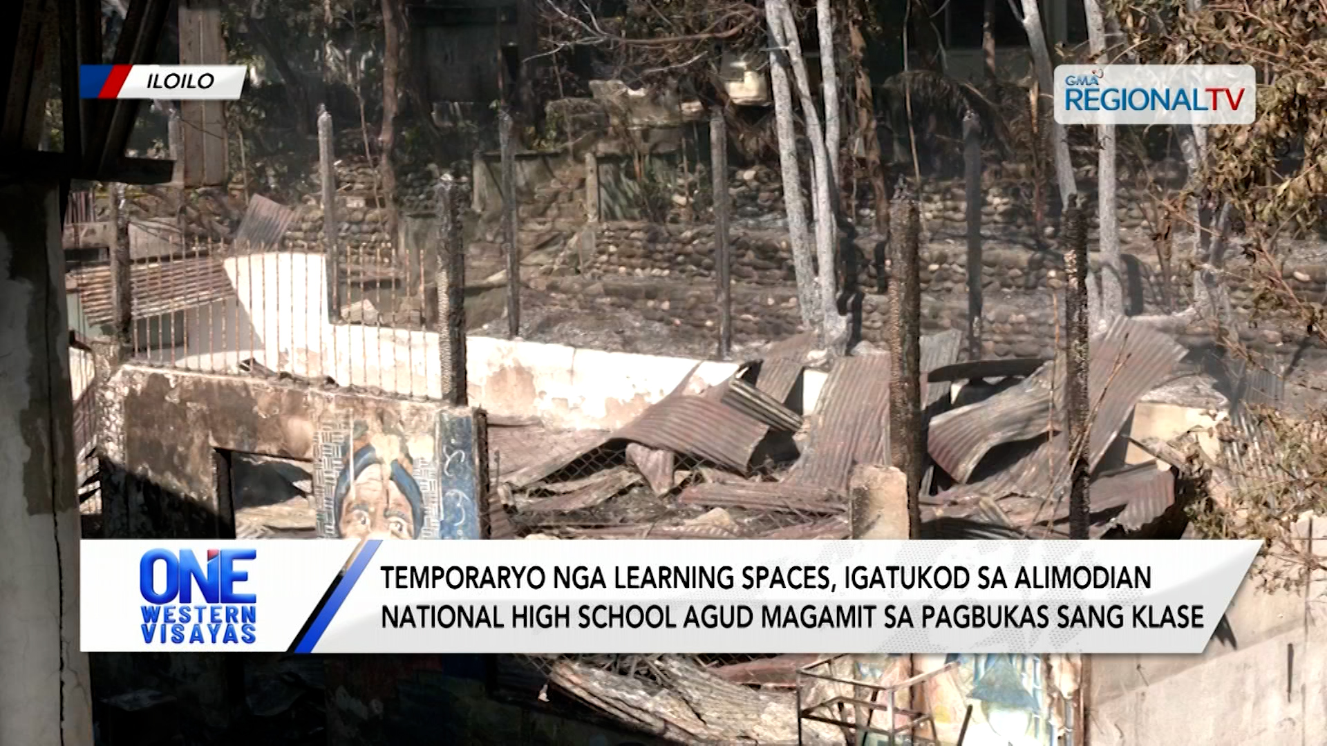 Temporaryo nga learning spaces, igatukod sa Alimodian National High School