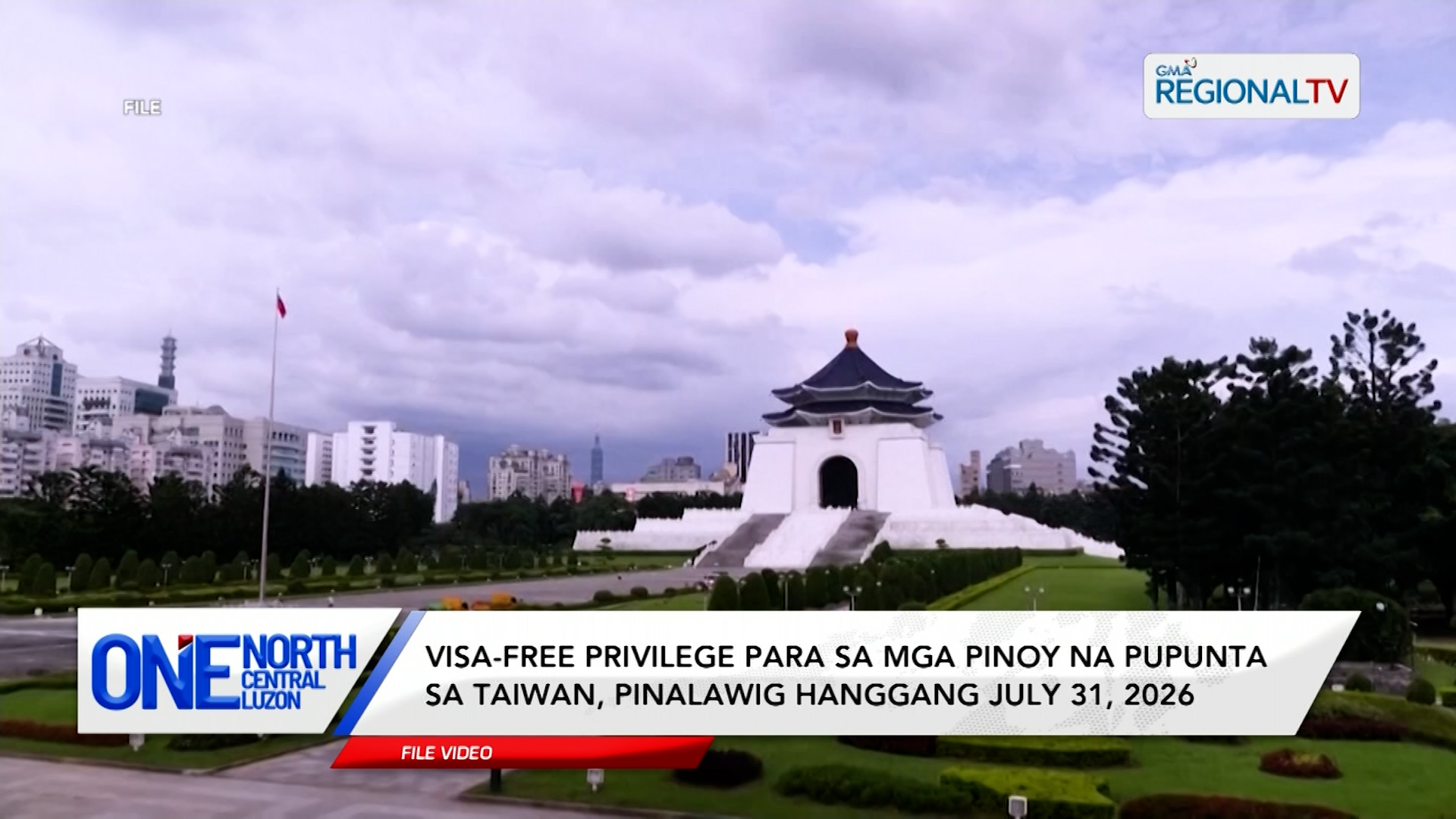 Visa-free privilege para sa mga Pinoy na pupunta sa Taiwan, pinalawig