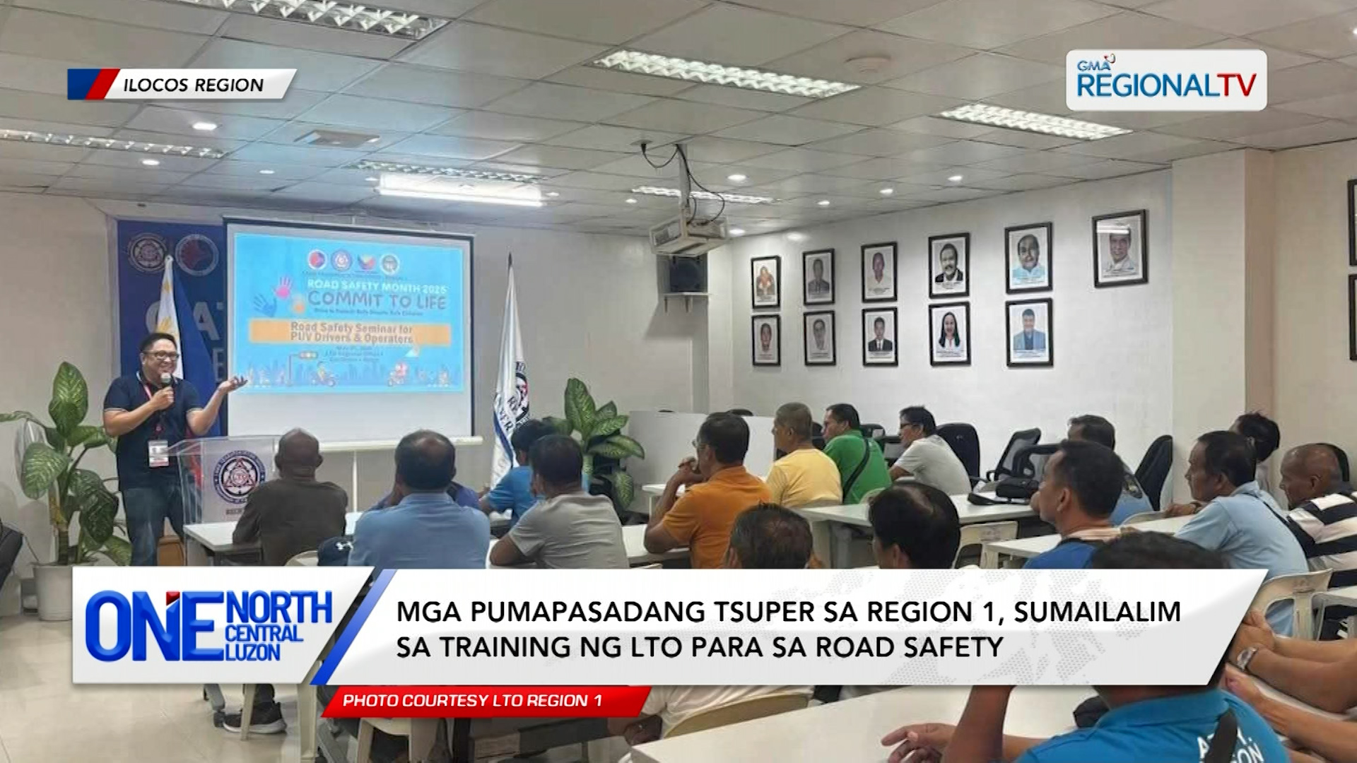 Mga pumapasadang tsuper sa Region 1, sumailalim sa training ng LTO