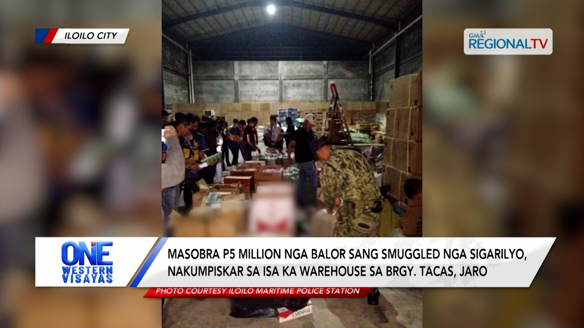 Masobra P5 million nga balor sang smuggled nga sigarilyo, nakumpiskar sa Jaro