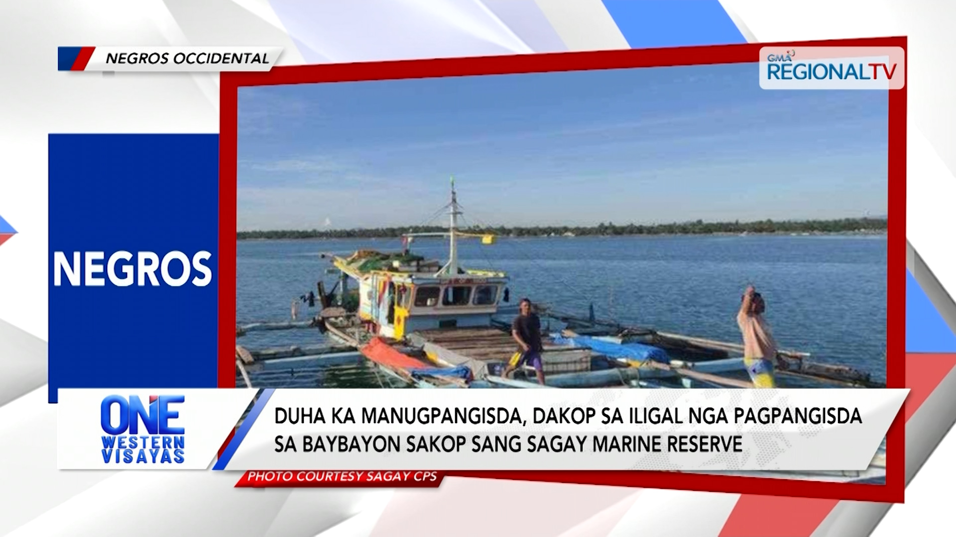 Duha ka Manugpangisda, Nadakpan sa Baybayon Sakop sang Sagay Marine Reserve