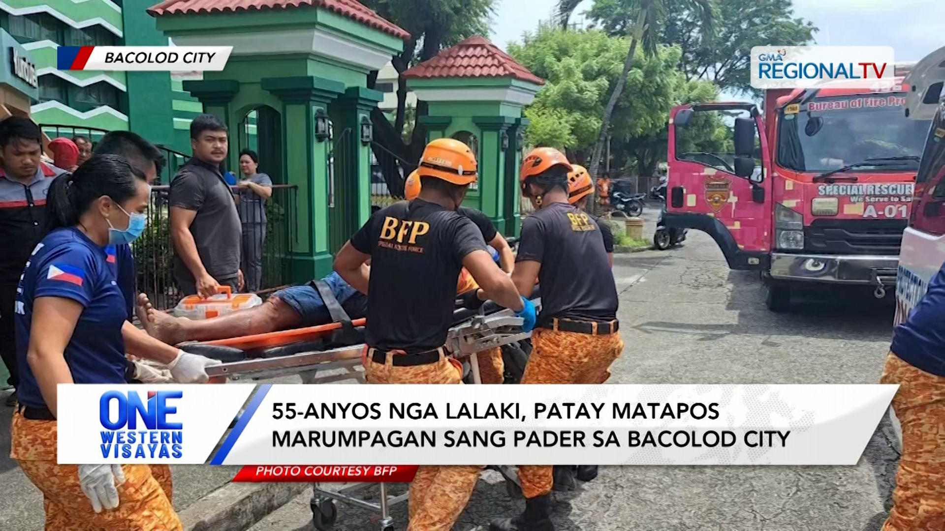 55-anyos nga lalaki, ginbawian sang kabuhi matapos marumpagan sang pader\