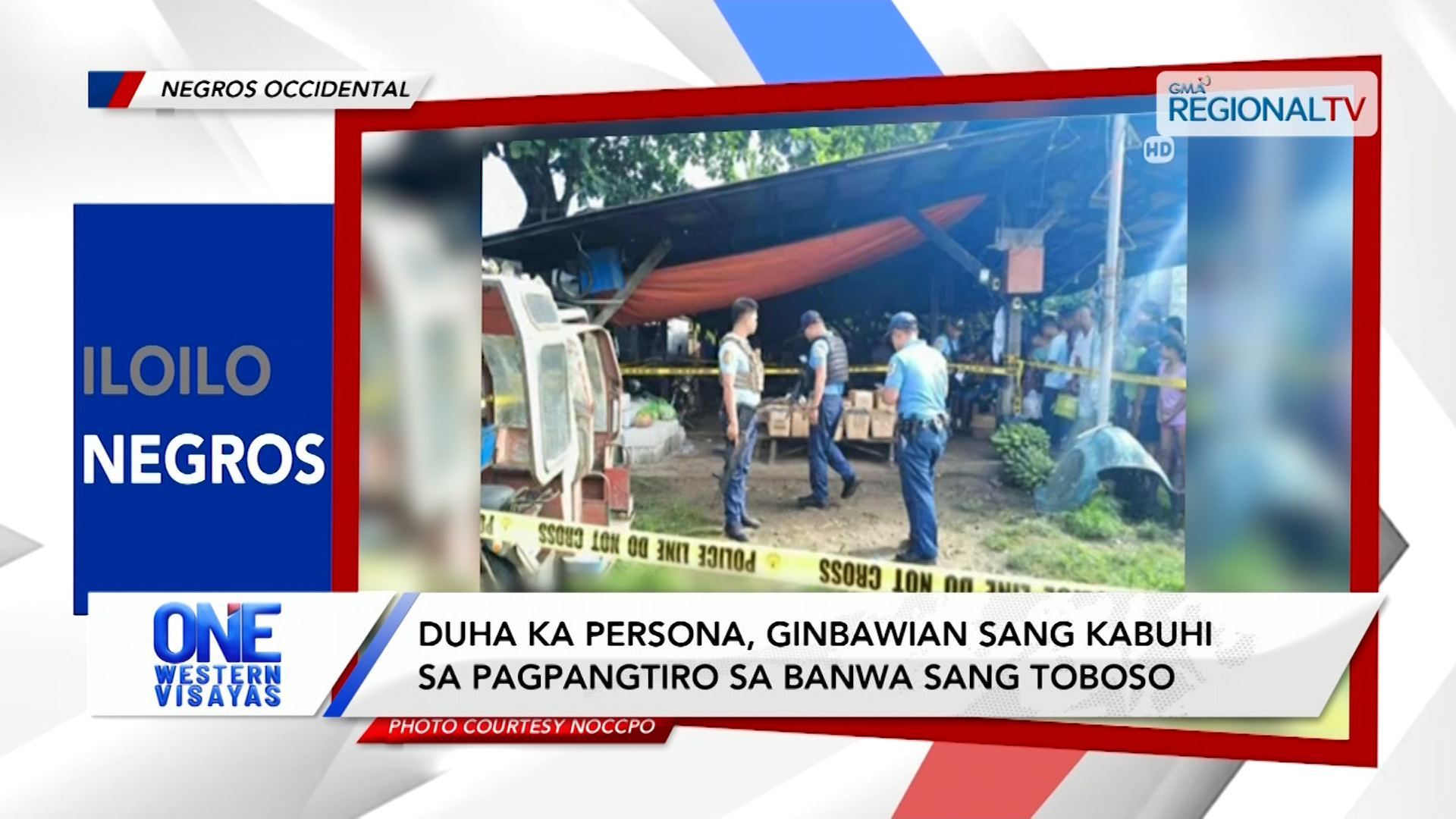 Duha ka persona, ginbawian sang kabuhi sa pagpangtiro sa banwa sang Toboso