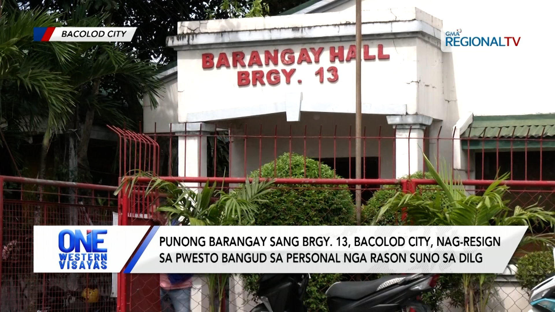 Punong barangay sang Brgy. 13, Bacolod City, nag-resign sa pwesto