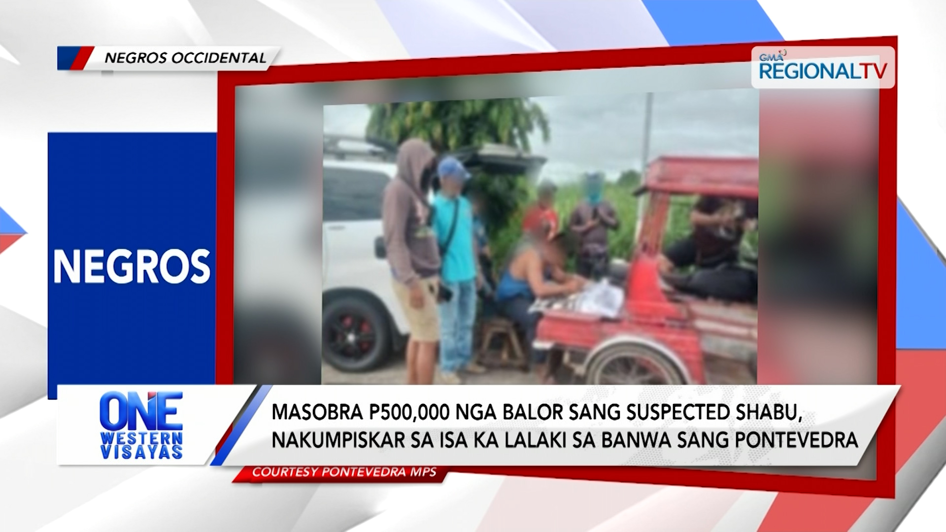 Masobra P500,000 nga balor sang suspected shabu, nakumpiskar sa Pontevedra