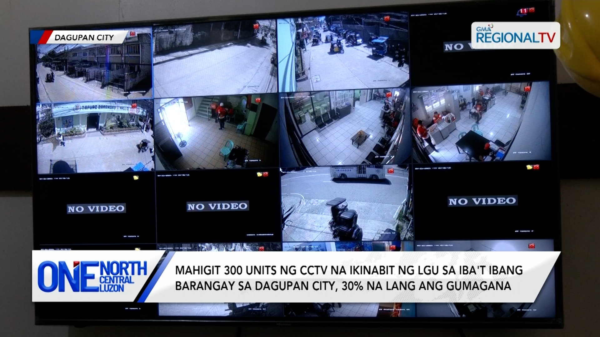 Mahigit 300 units ng CCTV na ikinabit noong 2022, 30% na lang ang gumagana