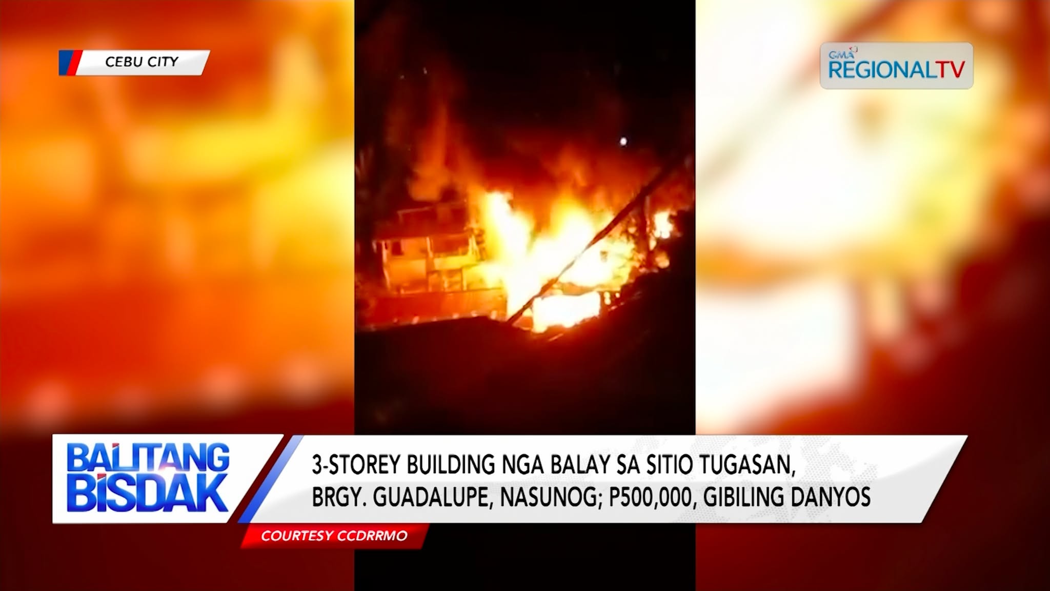 1 ka balay sa Sitio Tugasan, Brgy. Guadalupe, nasunog; P500,000, gibiling danyos | Balitang Bisdak