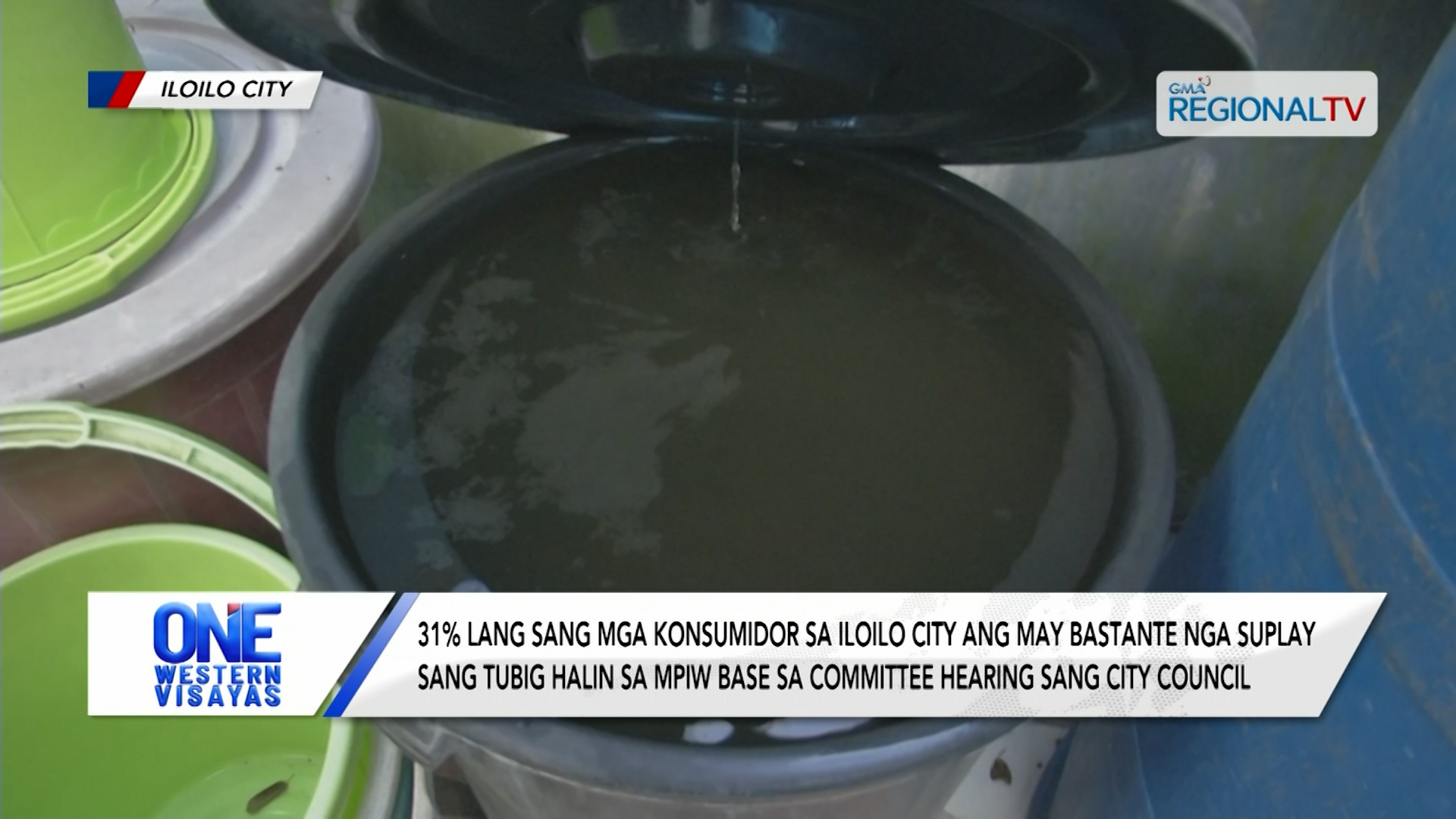 31% lang sang mga konsumidor sa Iloilo City ang may suplay sang tubig sa MPIW | One Western Visayas