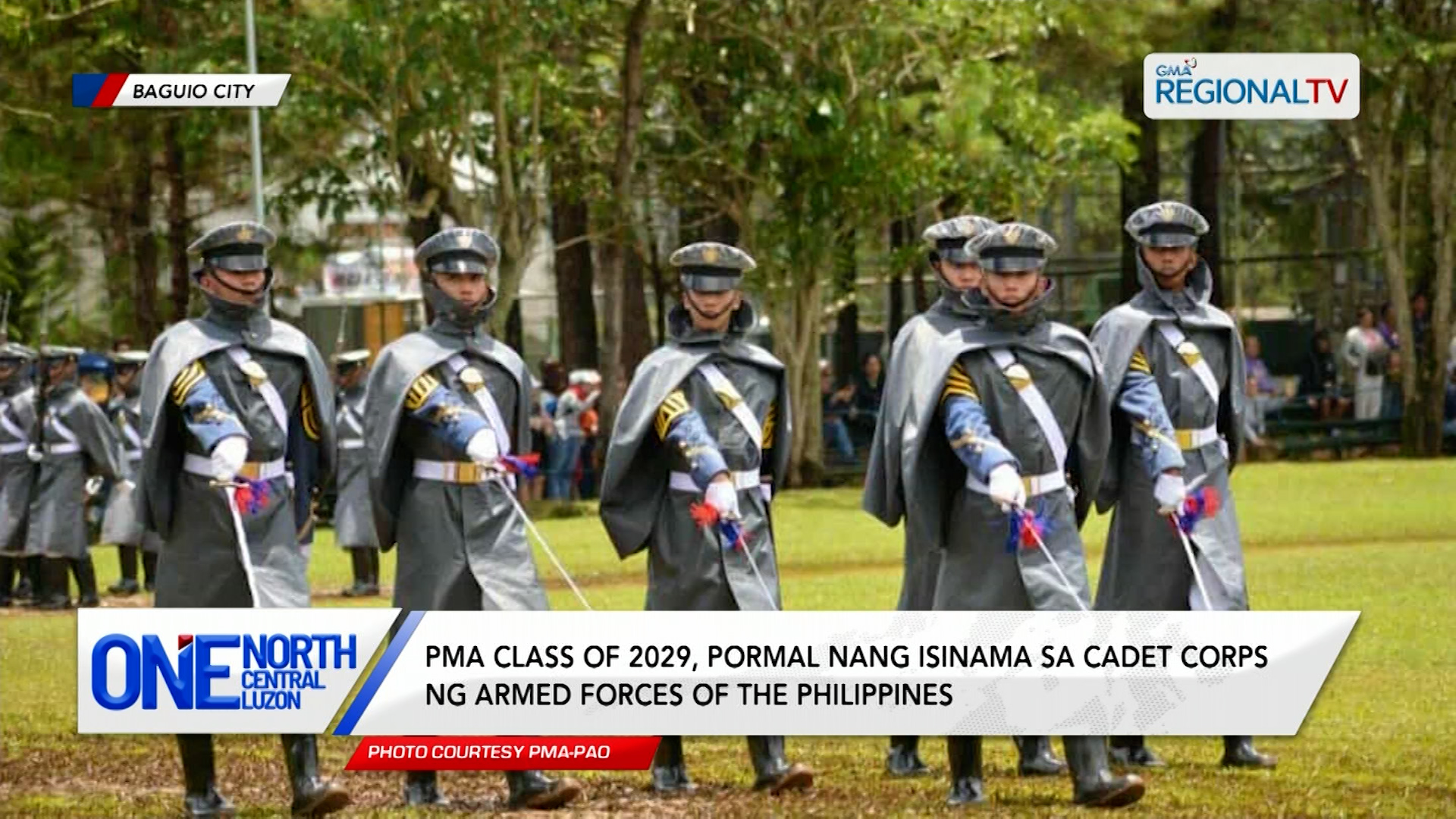PMA Class of 2029, pormal nang isinama sa cadet corps ng AFP | One North Central Luzon