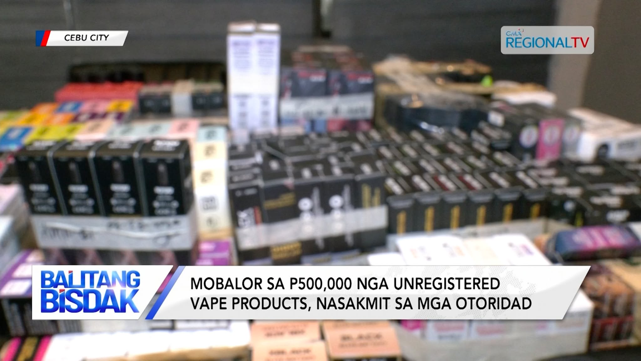 Mga Vape Products nga Nagkantidad og Tunga sa Milyon ka Pesos, Nasakmit | Balitang Bisdak