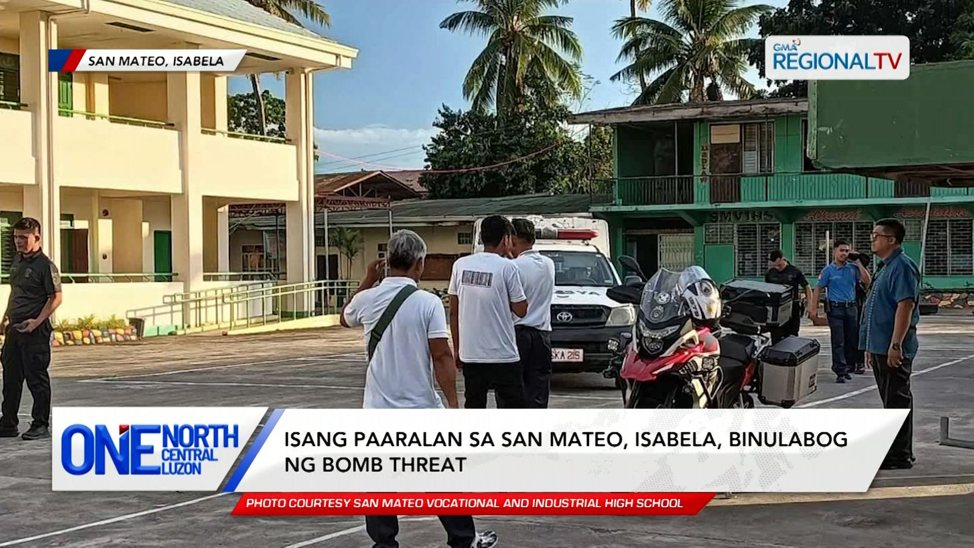 Isang paaralan sa San Mateo, Isabela, binulabog ng bomb threat | One North Central Luzon