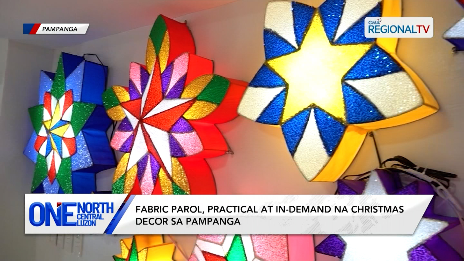 Fabric parol, practical at in-demand na Christmas decor sa Pampanga | One North Central Luzon