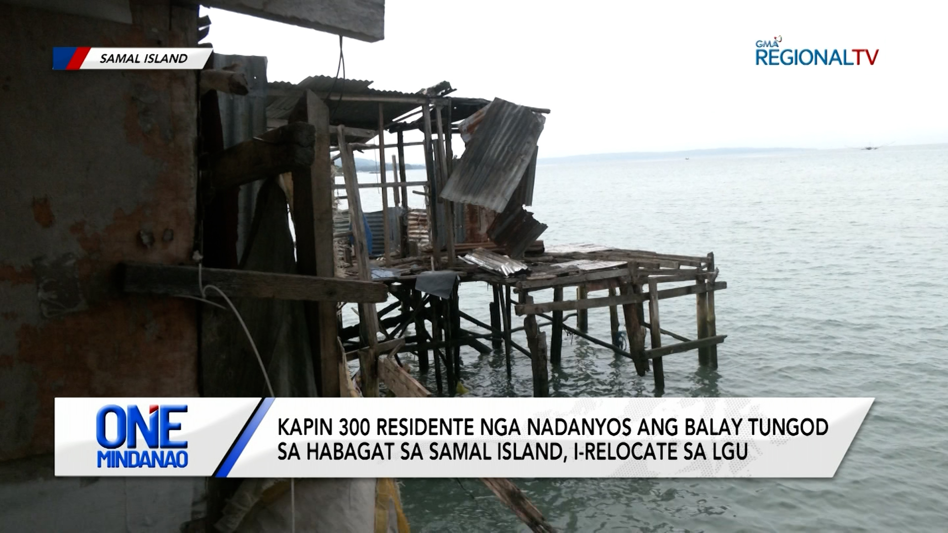 1Residenteng apektado sa habagat sa Samal Island, i-relocate | One Mindanao