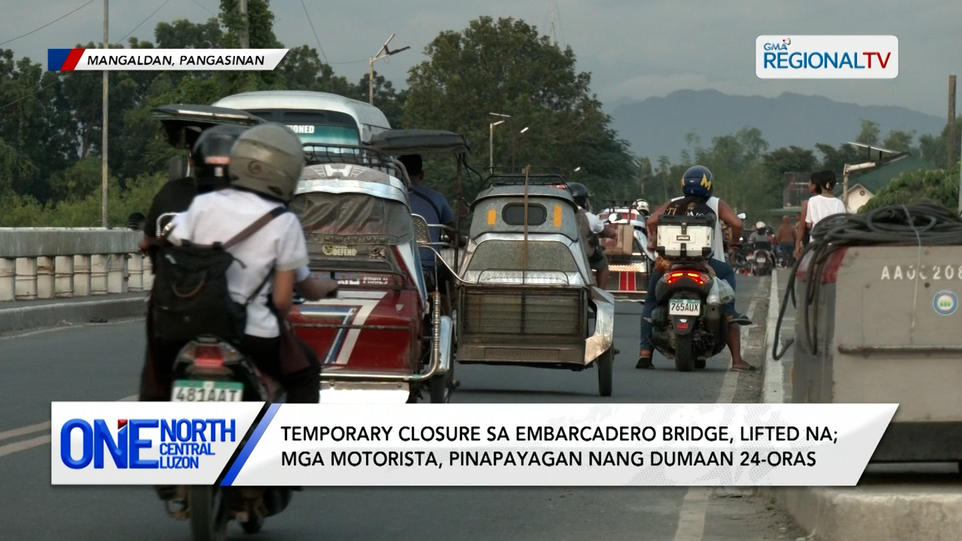 Temporary closure sa Embarcadero Bridge, lifted na | One North Central Luzon