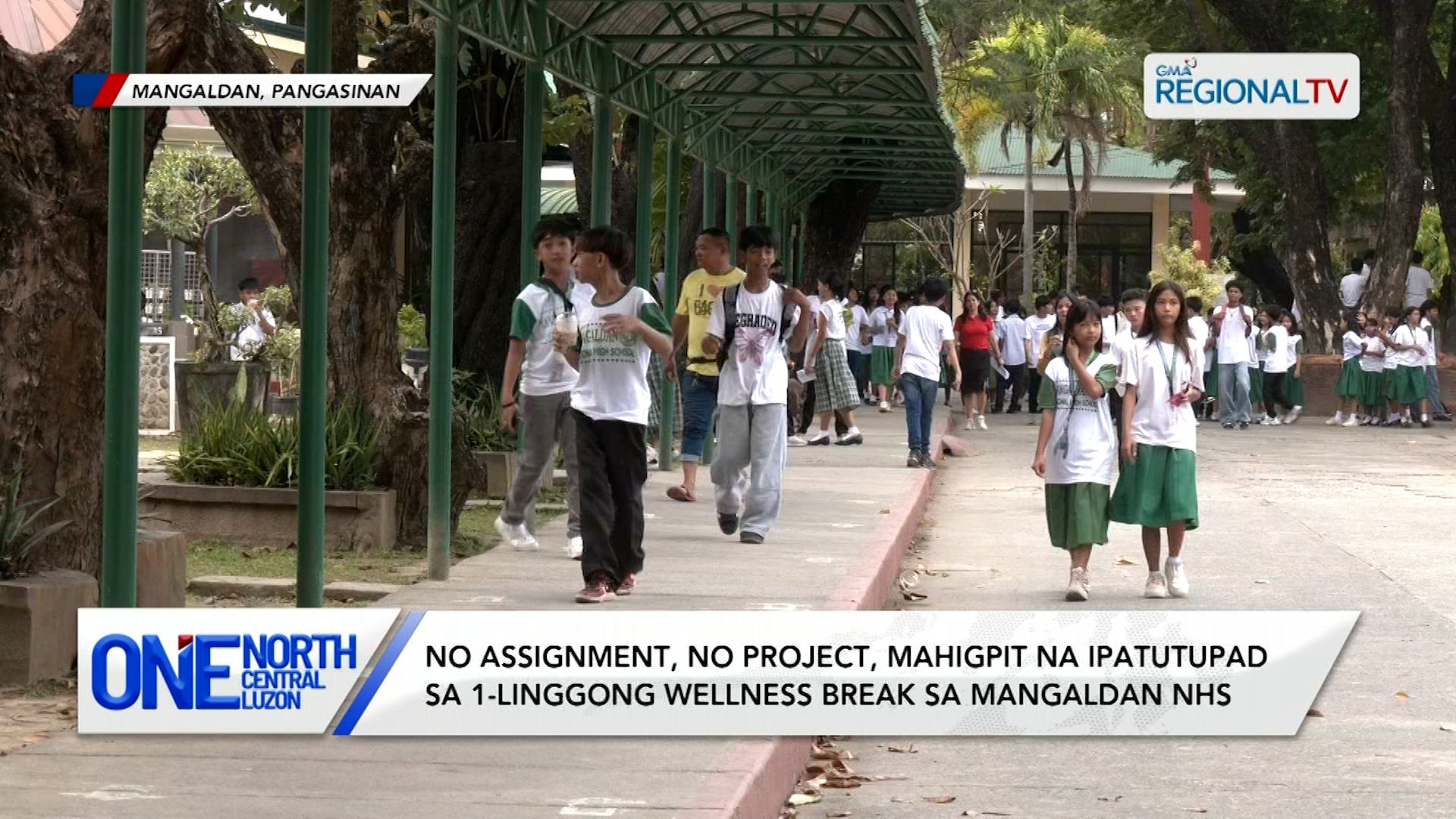 No Assignment, No Project, mahigpit na ipatutupad sa wellness break | One North Central Luzon