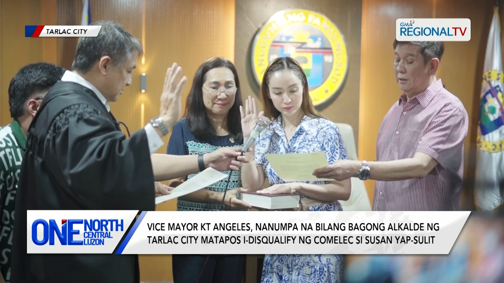 VM KT Angeles, nanumpa na bilang bagong alkalde ng Tarlac City | One North Central Luzon