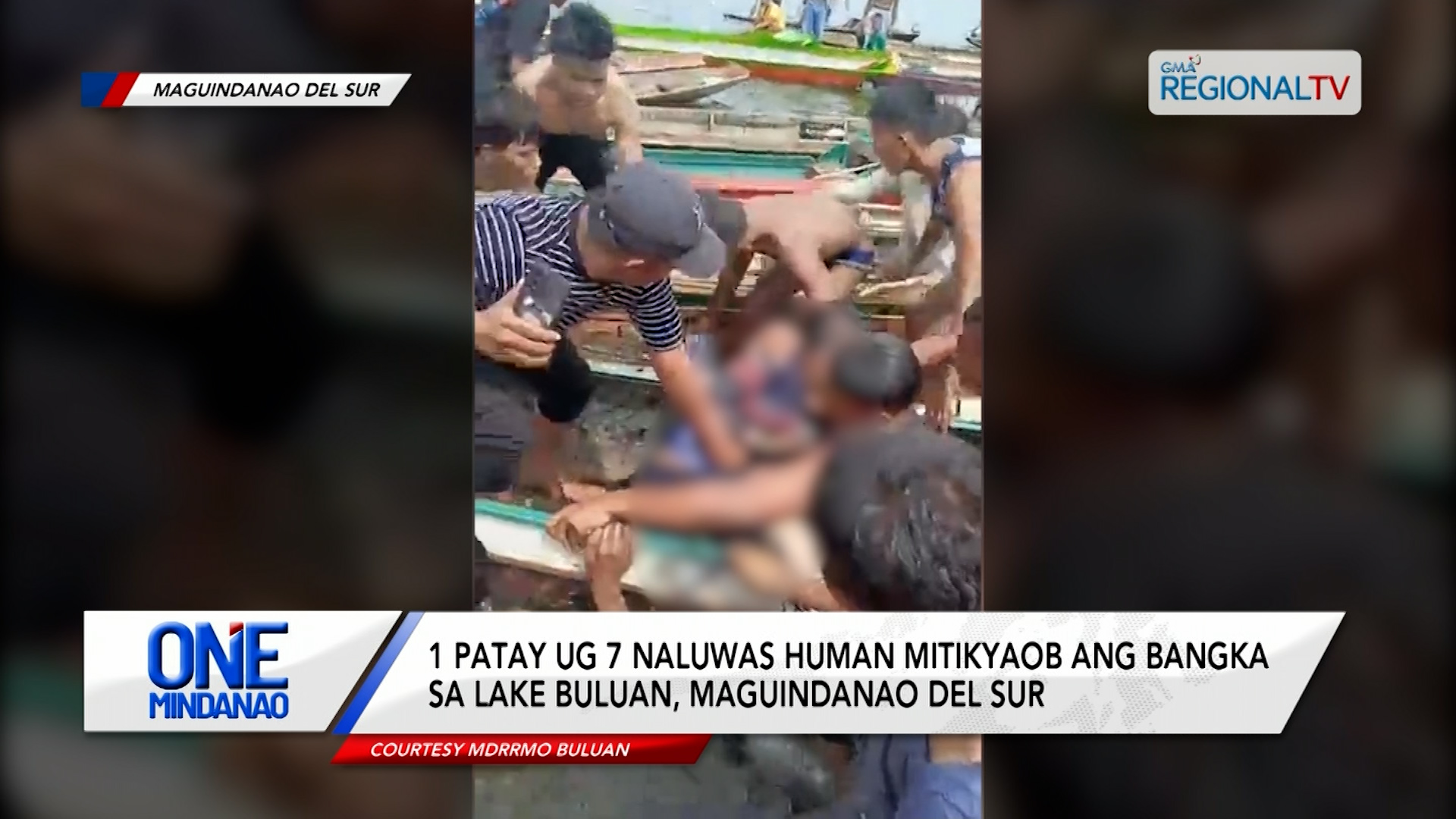 1 patay ug 7 naluwas human mitikyaob ang bangka sa Maguindanao del Sur | One Mindanao
