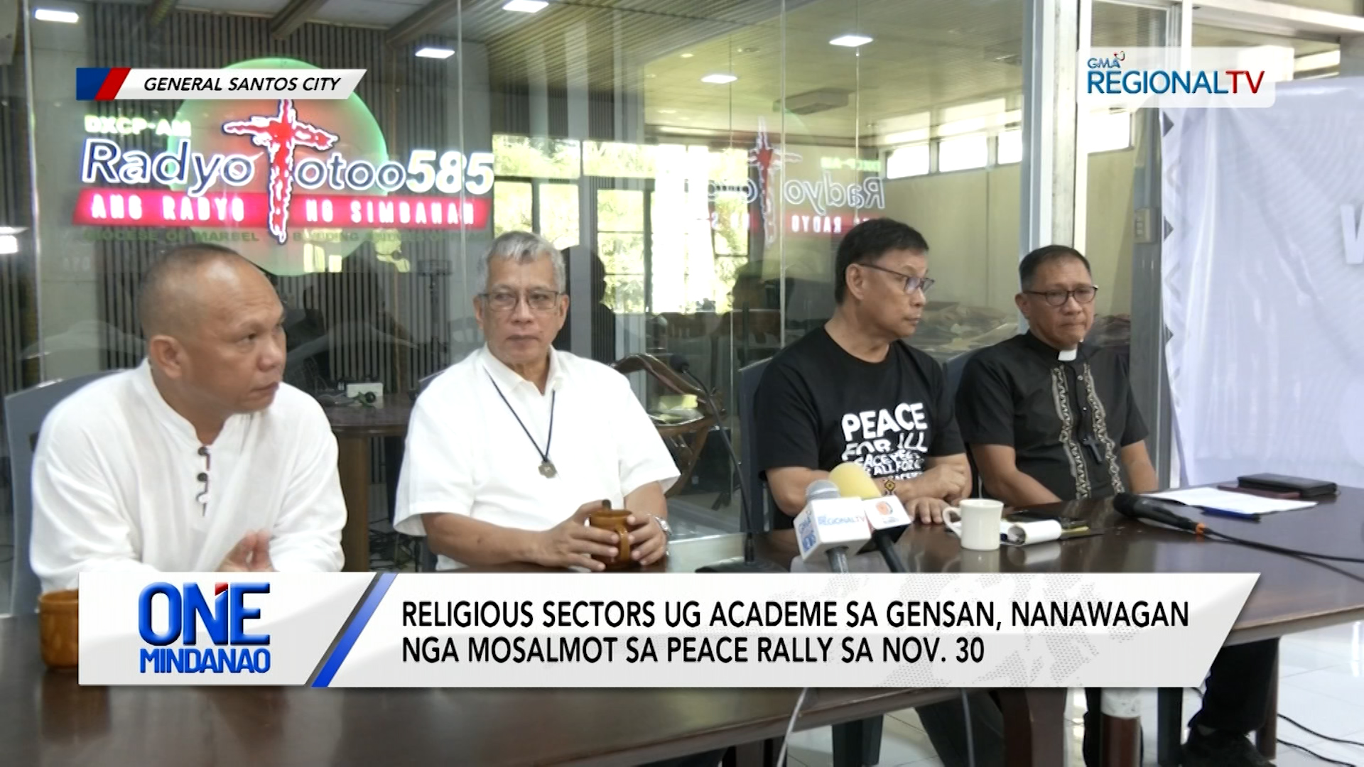 Religious sectors ug academe, nanawagan sa rally sa Nov. 30 | One Mindanao