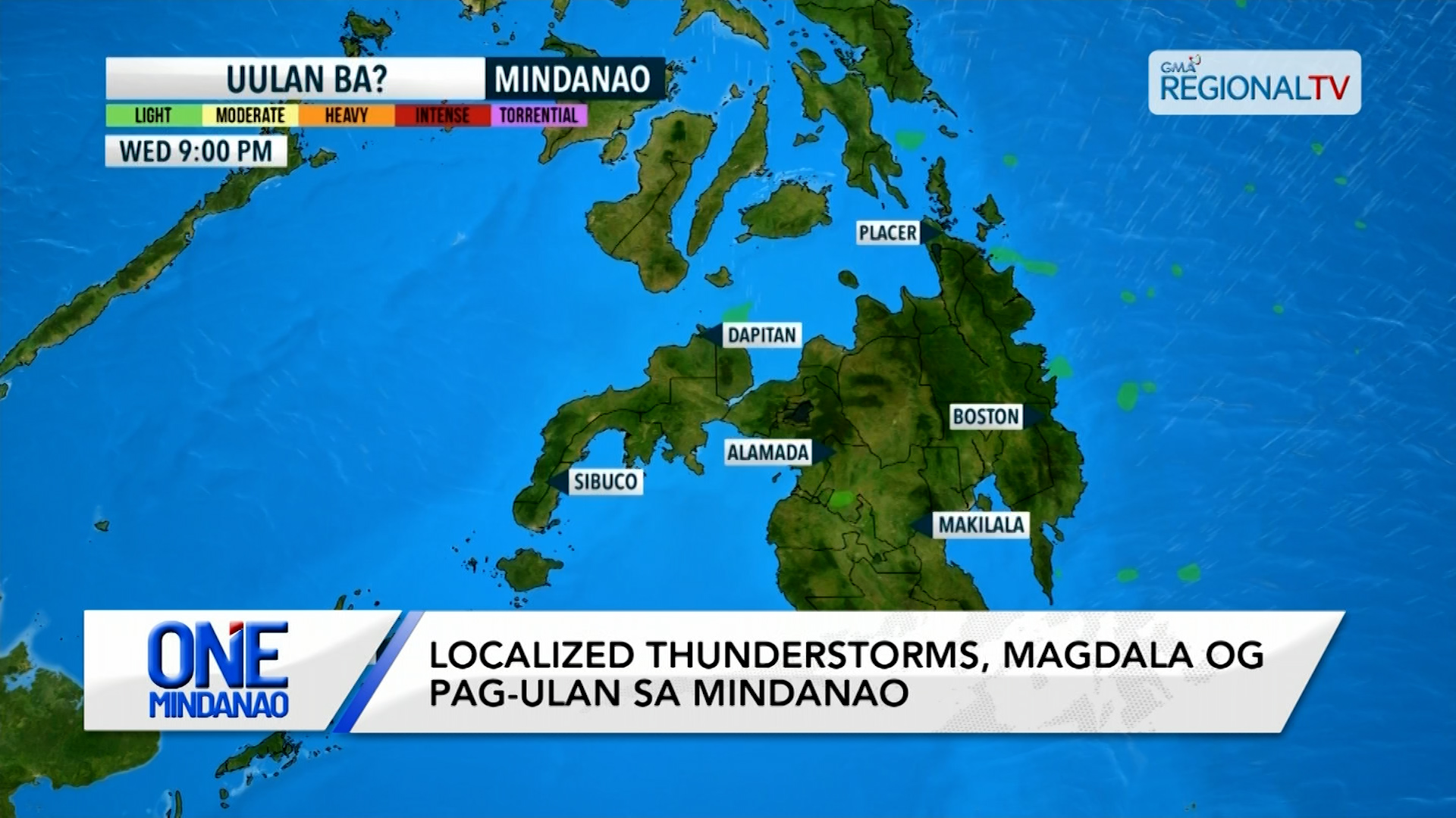 Localized thunderstorms, magdala og pag-ulan sa Mindanao | One Mindanao