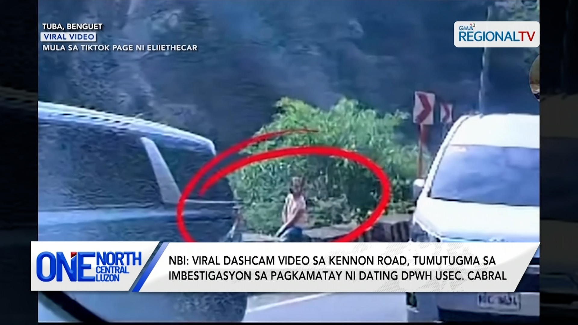 NBI: Viral dashcam video sa Kennon Road, tumutugma sa imbestigasyon | One North Central Luzon