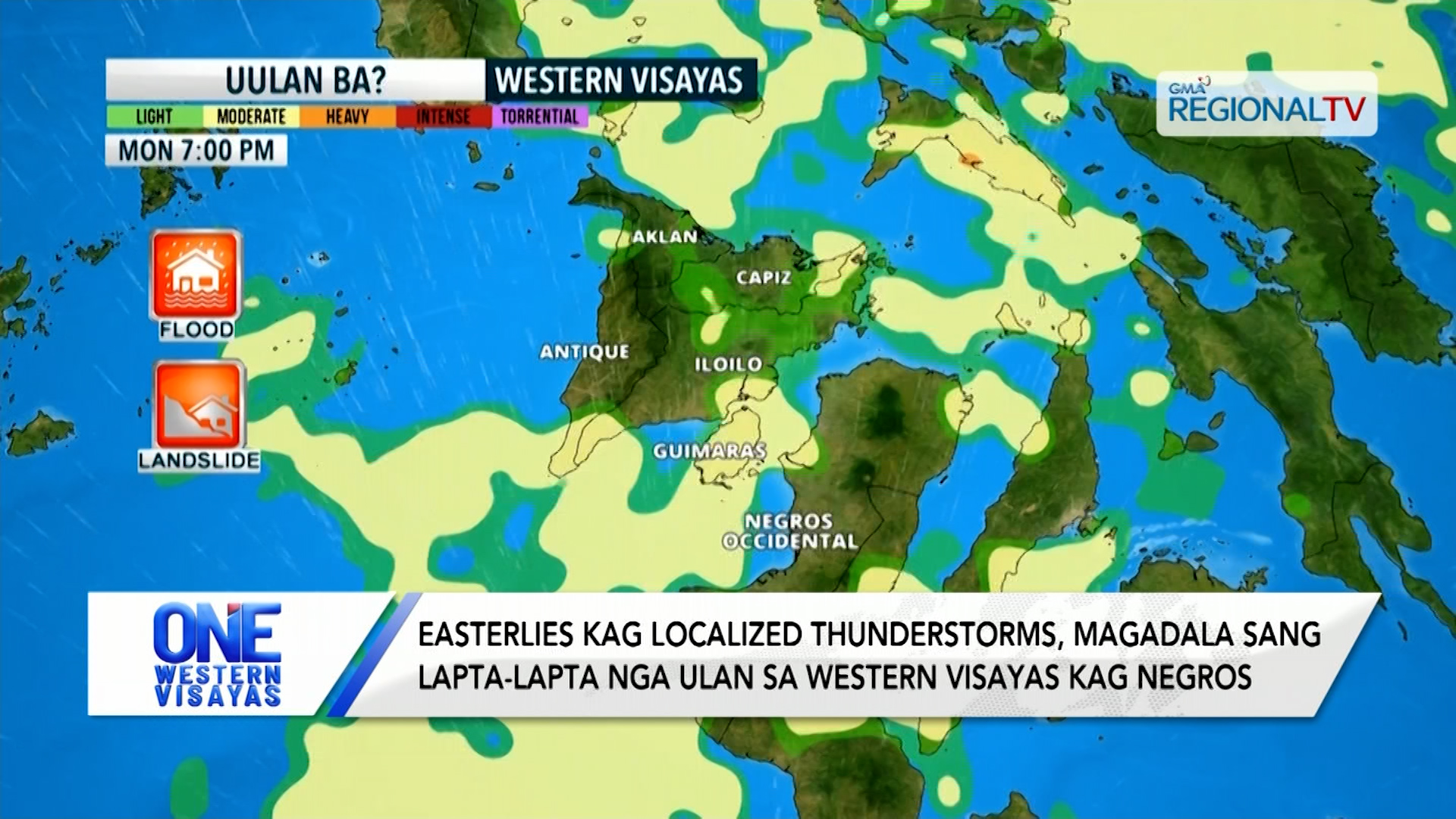 Localized thunderstorms, magadala sang lapta-lapta nga ulan sa Western Visayas | One Western Visayas
