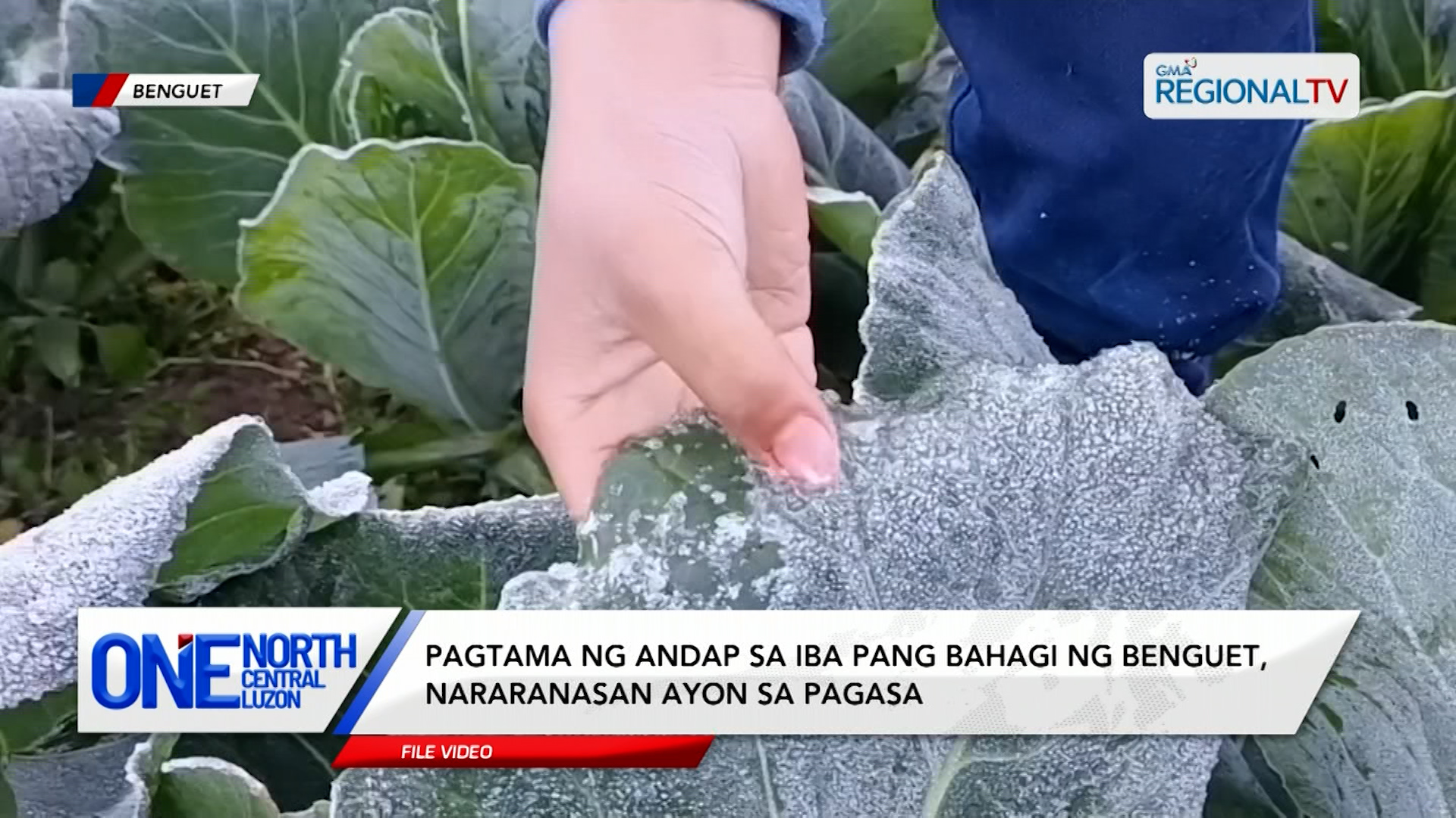 Pagtama ng andap sa iba pang bahagi ng Benguet, nararanasan ayon sa PAGASA | One North Central Luzon