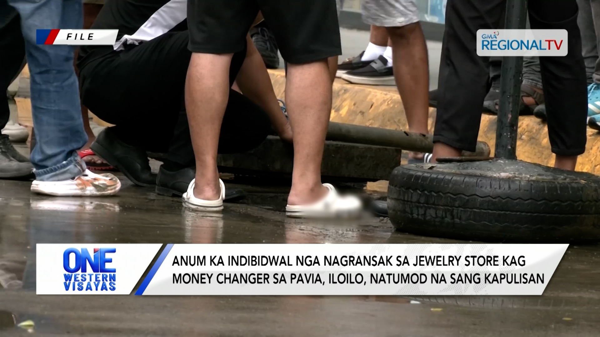 6 persona nga nagransak sa jewelry shop kag money changer sa Pavia, natumod na | One Western Visayas