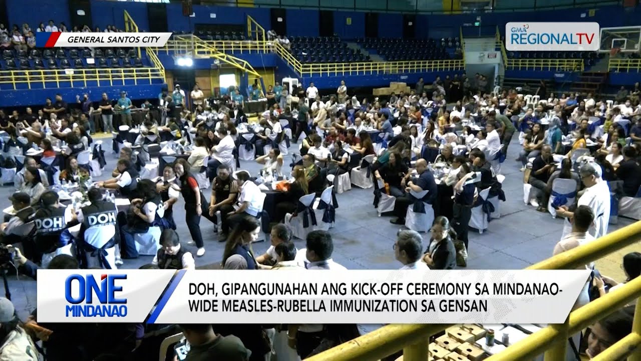 Mindawide bakuna kontra tipdas ug rubella | One Mindanao