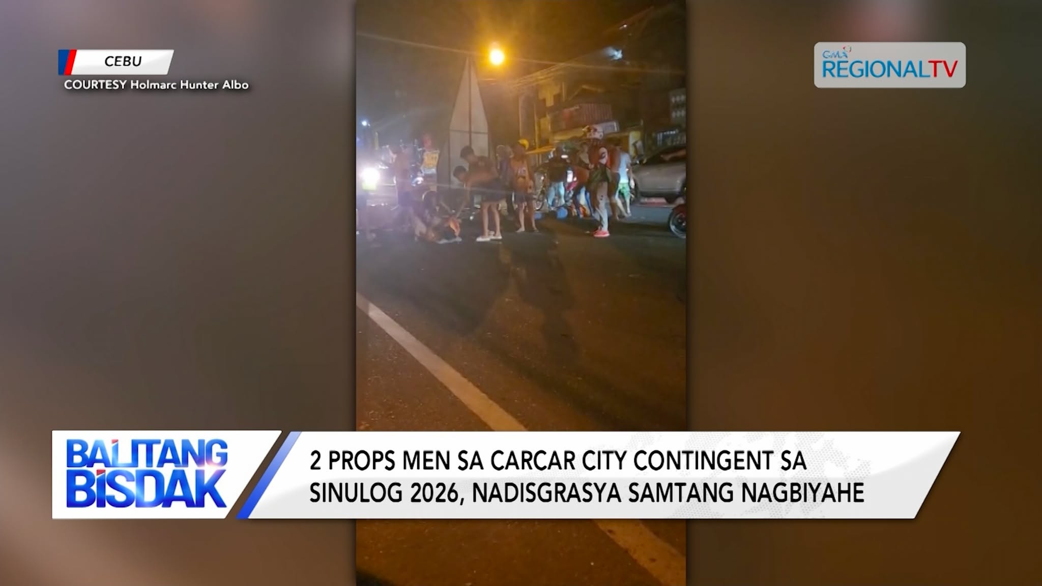 2 Props Men sa Carcar City Contingent sa Sinulog 2026, Nadisgrasya | Balitang Bisdak
