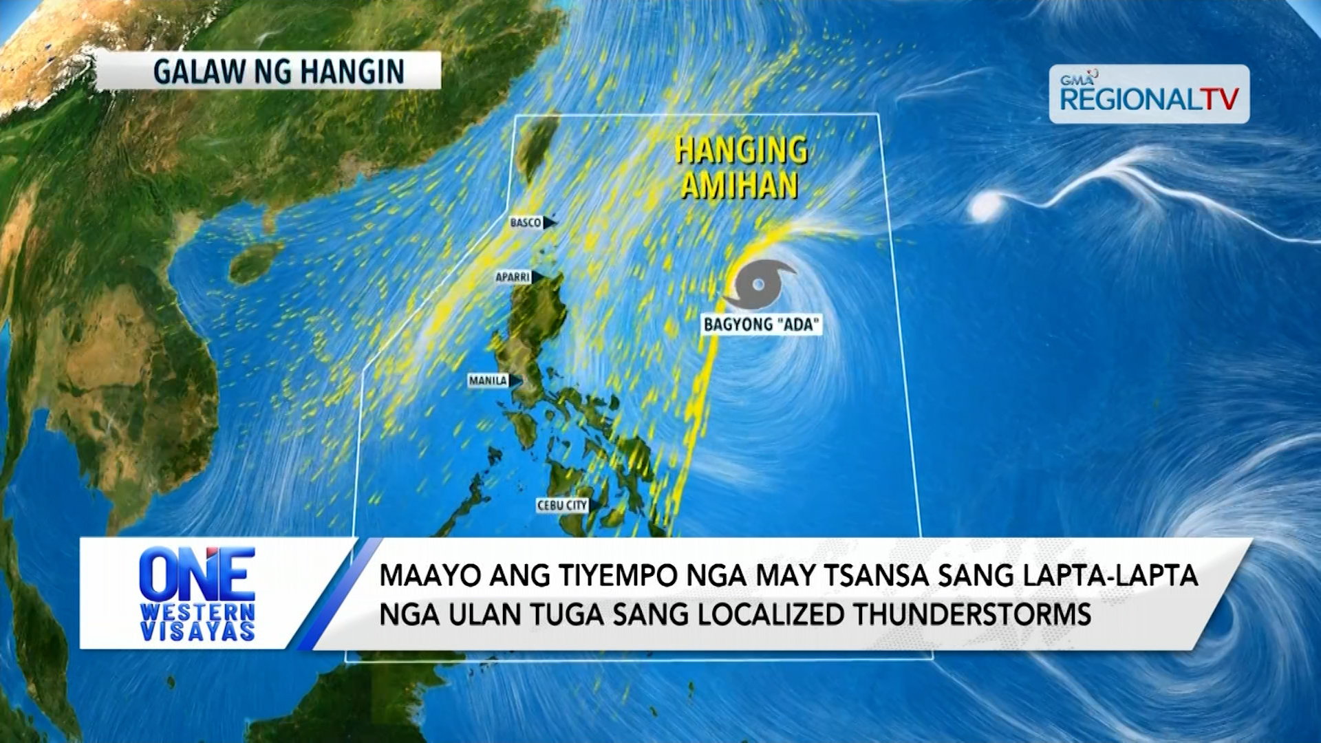 Maayo ang tiyempo nga may tsansa sang lapta-lapta nga ulan | One Western Visayas