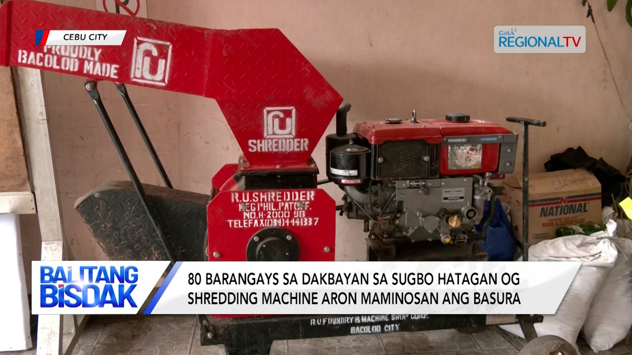 80 ka Barangay sa Cebu City, Hatagan og Shredding Machine | Balitang Bisdak