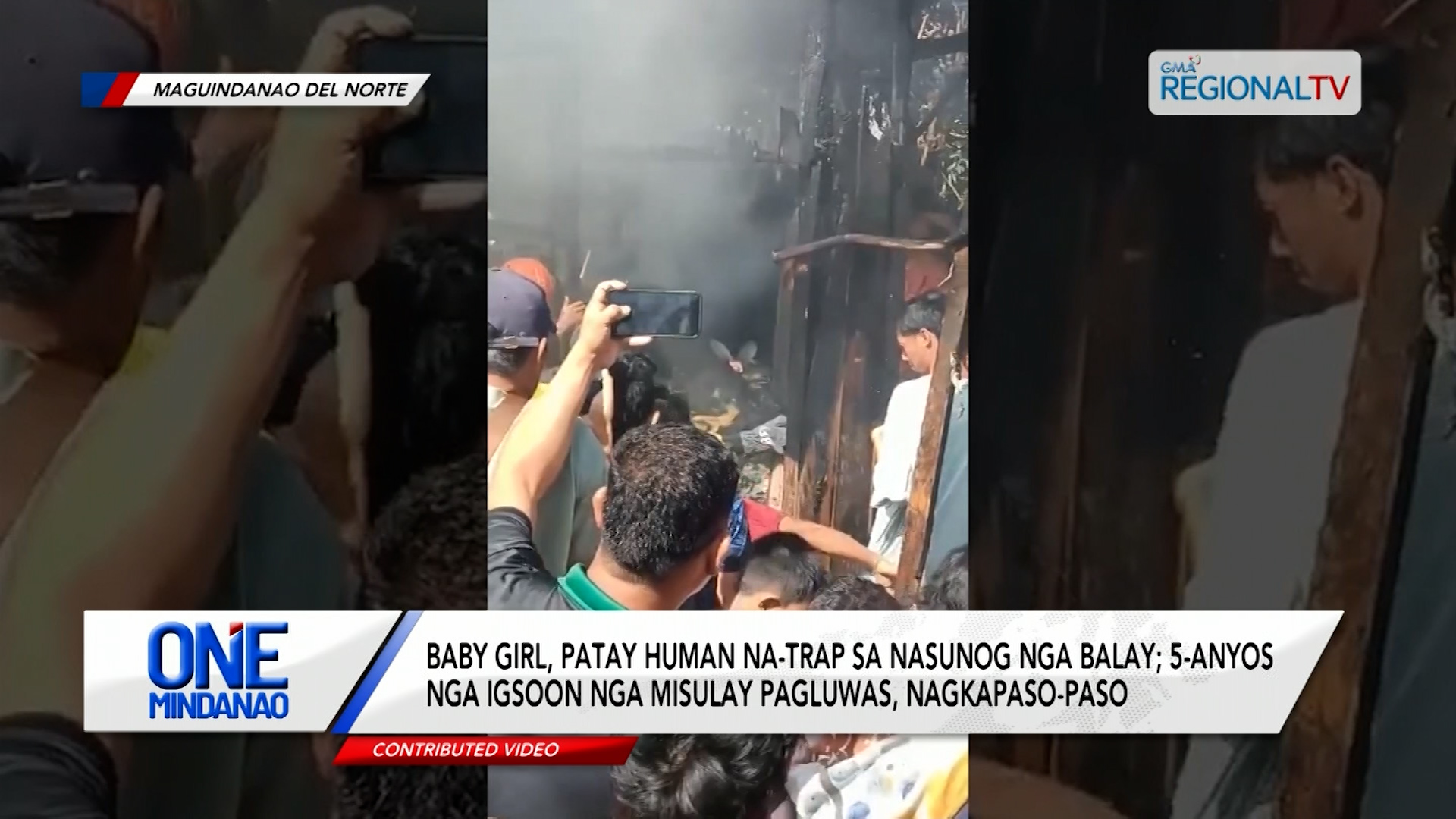 Baby Girl, patay human na-trap sa nasunog nga balay | One Mindanao