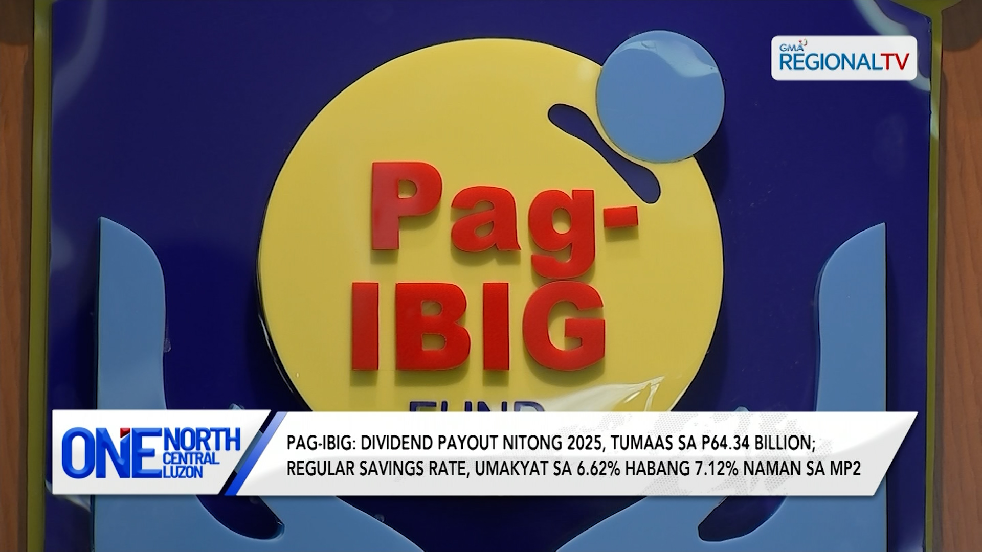 PAG-IBIG: Dividend payout nitong 2025, tumaas sa P64.34 billion | One North Central Luzon