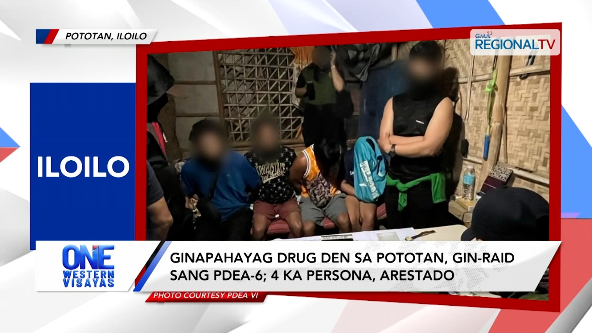 Ginapahayag drug den sa Pototan, gin-raid sang PDEA-6; 4 ka persona, arestado | One Western Visayas