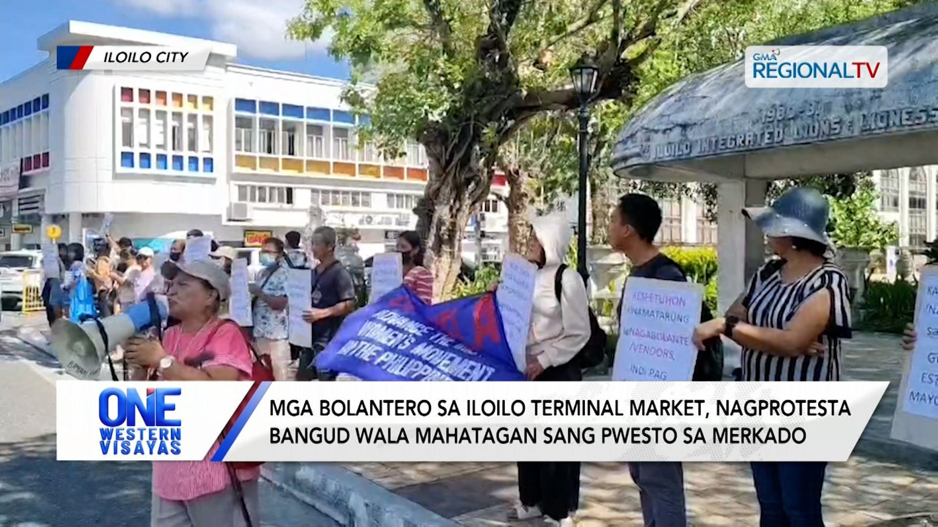 Mga bolantero sa Iloilo Terminal Market nagprotesta; wala mahatagan sang pwesto| One Western Visayas