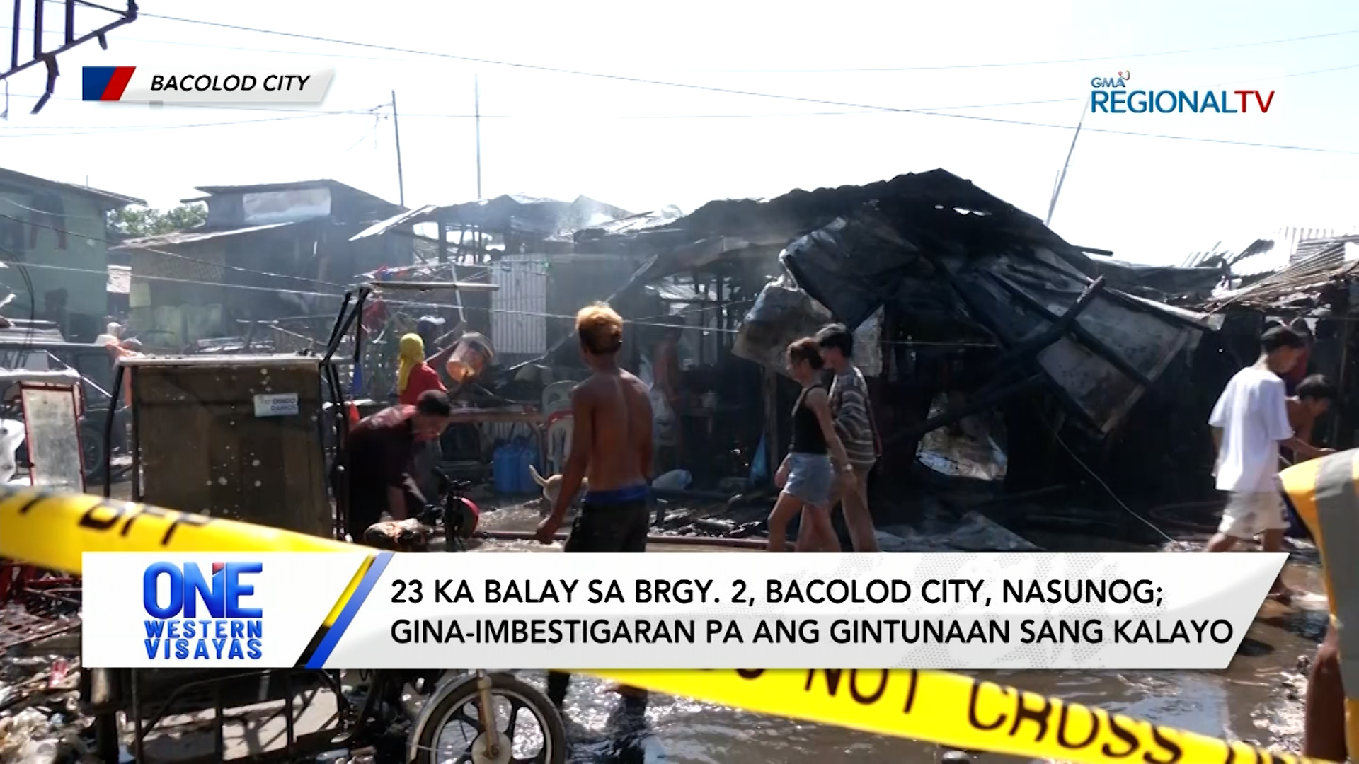 23 ka balay sa Brgy. 2, Bacolod City, nasunog | One Western Visayas