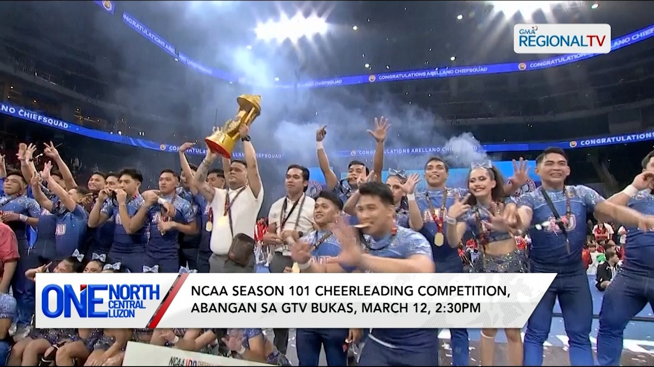 NCAA Season 101 Cheerleading Competition, abangan sa GTV bukas, March 12 | One North Central Luzon